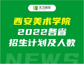 西安美术学院2022各省招生计划及人数